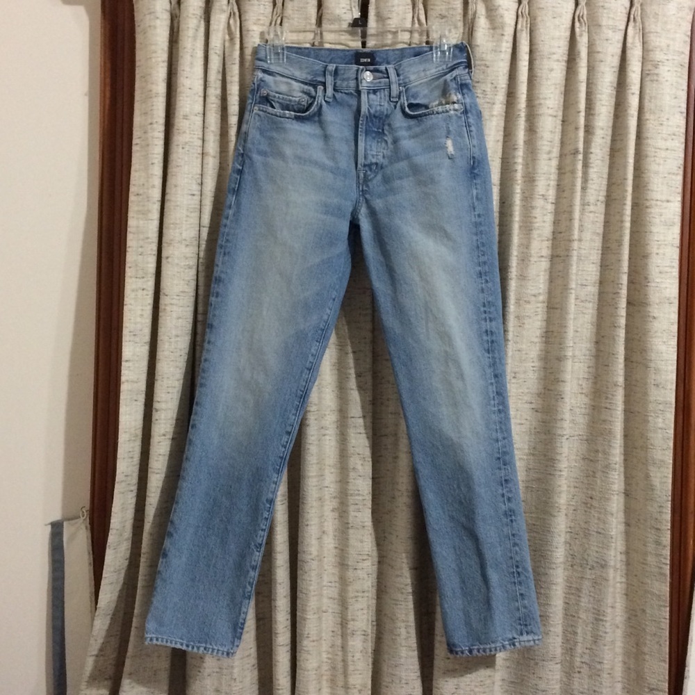 Edwin Cai Classic Straight Leg Denim Jeans - 24
